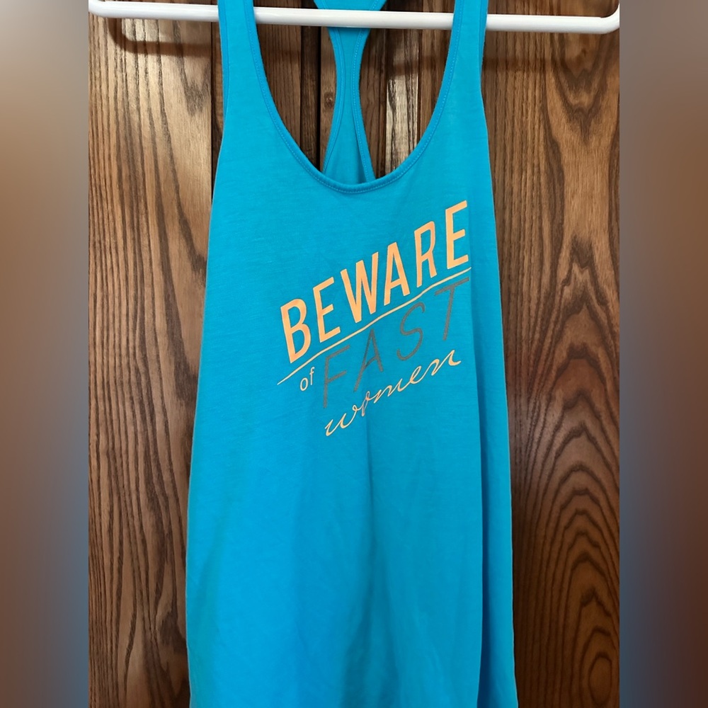 Under Armour Teal and Orange Graphic Tank Top